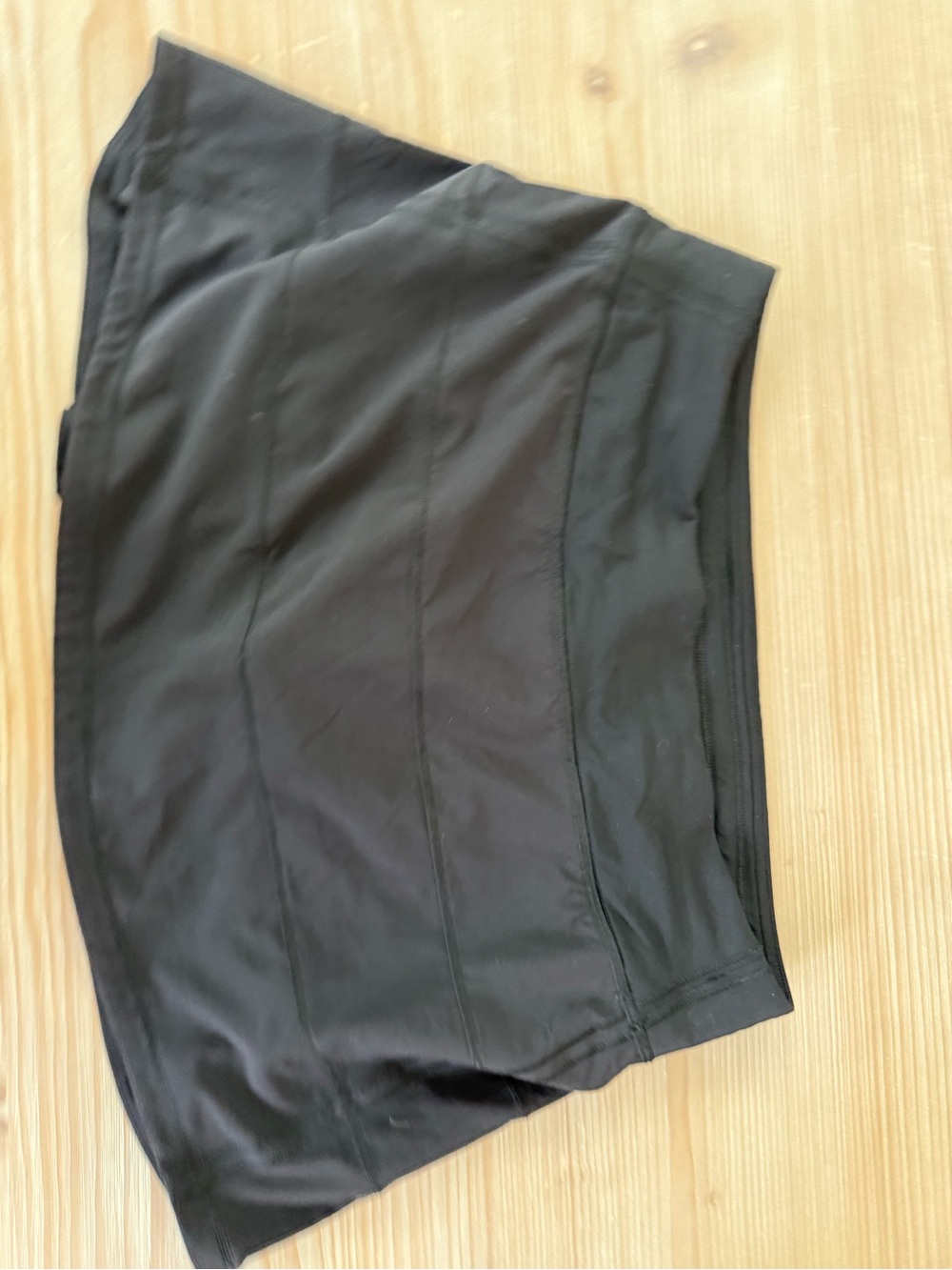 lululemon athletica Black Athletic Mini Skirt